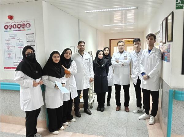بازدید رئیس دانشکده پرستاری سنقر از بیمارستان امام خمینی (ره)