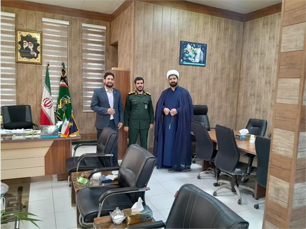 دیدار با مسئول سپاه پاسداران به مناسبت گرامیداشت هفته دفاع مقدس