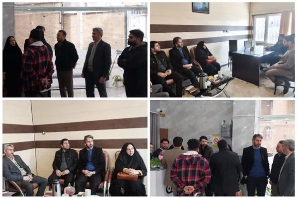 بازدید تیم معاونت فرهنگی دانشگاه علوم پزشکی کرمانشاه از دانشکده پرستاری سنقر